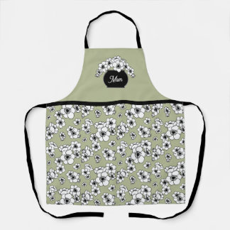 Mother's Day Anemone Floral Apron