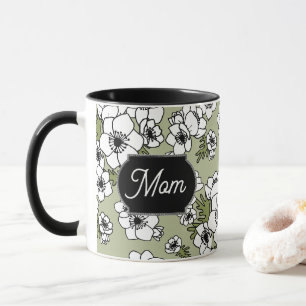 Mother's Day Anemone Floral Mug
