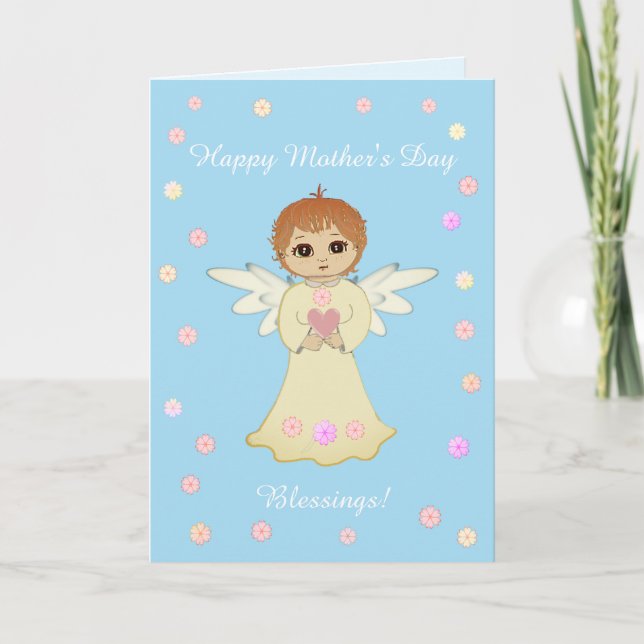 Mother's Day Angel Blessings Card (Front)