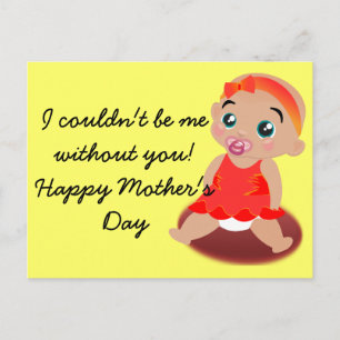 Mother's Day Baby Girl Postcard