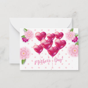 Mother's Day Beautiful Floral Ornament Decoration Card