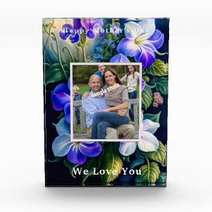 Mother's Day Beautiful Watercolor Flowers Photo Block