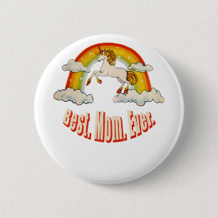 Mothers Day. Best. Mom. Ever. 6 Cm Round Badge