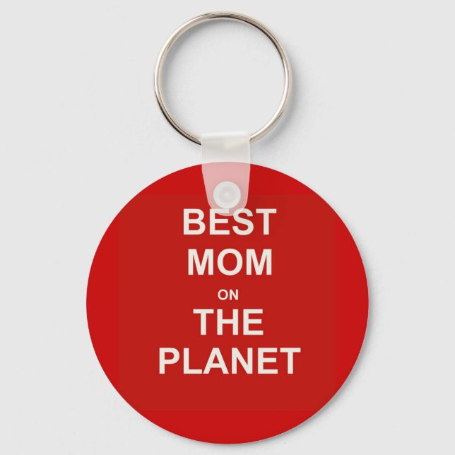 Mother's Day - Best Mom Key Ring (Front)