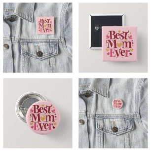Mother's Day Best Mum Ever 3 Cm Round Badge