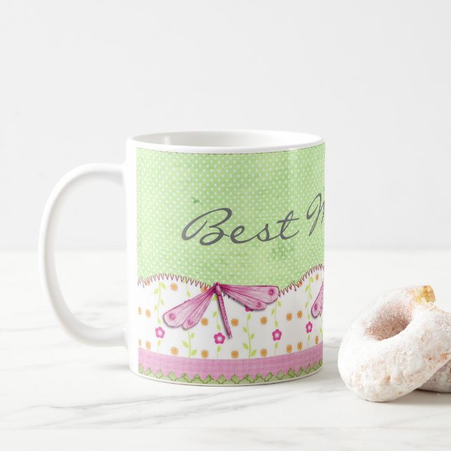 Mothers' Day Best Mum Ever Coffee Mug (With Donut)