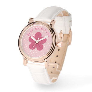 Mothers Day,Best Mum Ever, Elegant,Simple,Trendy Watch