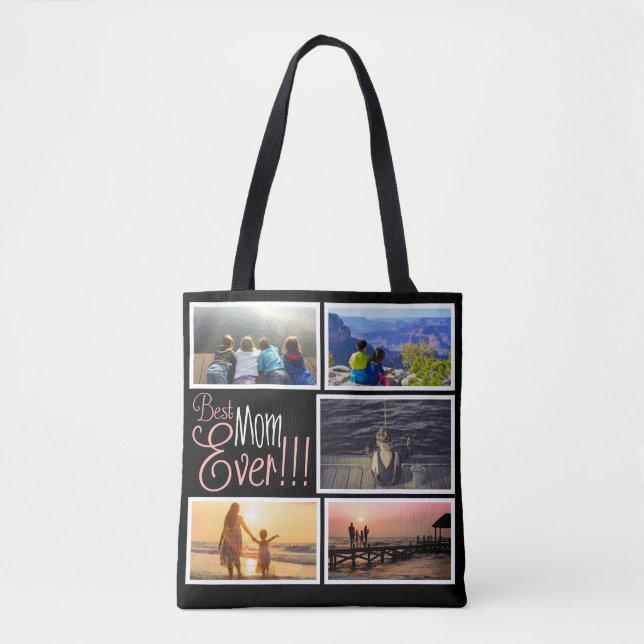 Mother's Day Best Mum Ever Photo Tote Bag (Front)