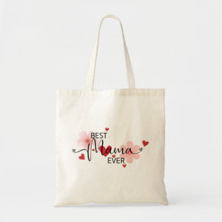 Mother's day Best mum ever Vintage retro script Tote Bag