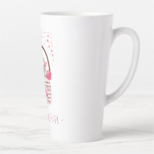 Mother's Day,Best Mum Ever, with Beautiful Flower Latte Mug