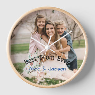 Mother's day best mum wall clock 