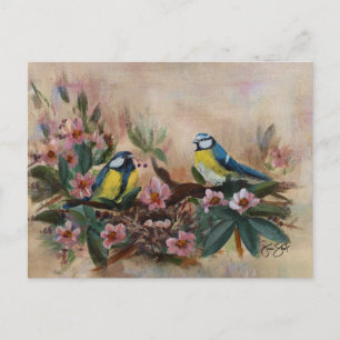 Mothers Day Birds Invitation Postcard