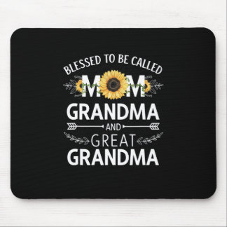 Mother's Day Blessed To Be Called Mum Grandma Grea Mouse Mat