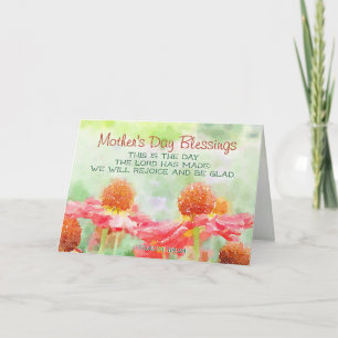 Mother's Day Blessing Psalm 118:24 This is the Day Card