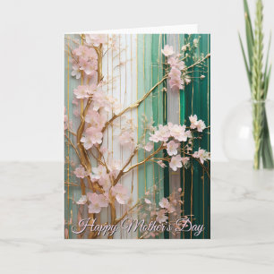 Mother's Day Blooming Cherry Blossoms Wall Card