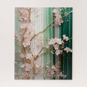  Mother's Day Blooming Cherry Blossoms Wall  Jigsaw Puzzle