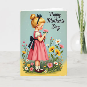 Mothers Day Blossom Child Card