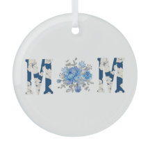 Mothers Day Blue Floral Mum