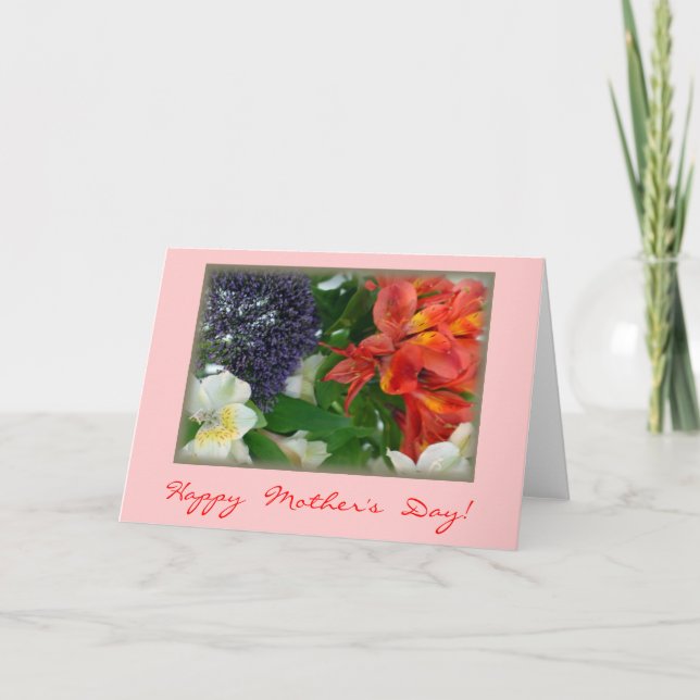 "Mother's Day Bouquet" Card (Front)