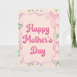 Mother's Day Bows & Ribbons Coquette Card