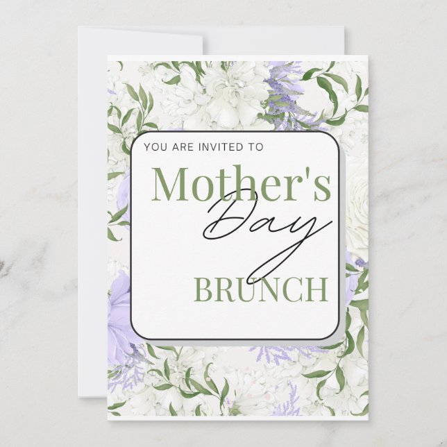 Mother's Day Bruch Invitation (Front)