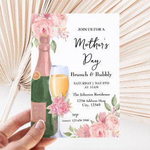 Mother's Day Brunch and Bubbly Invitation