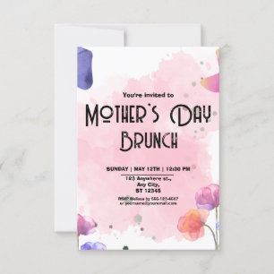 Mothers Day Brunch Invitation