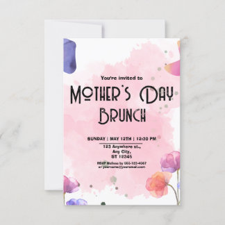 Mothers Day Brunch Invitation