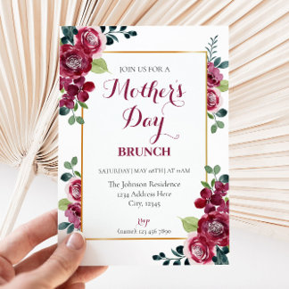 Mother's Day Brunch Invitation