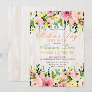 Mother's Day Brunch Invitation