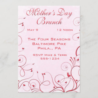 Mother's Day Brunch Invitations