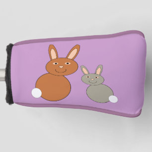 Mothers Day Bunnies Golf Putter Cover