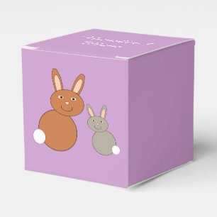 Mothers Day Bunnies Personalised Favour Box