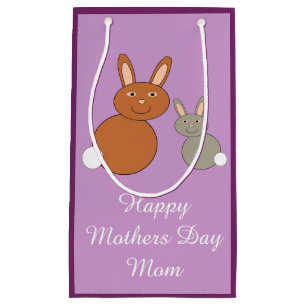 Mothers Day Bunnies Personalised Gift Bag