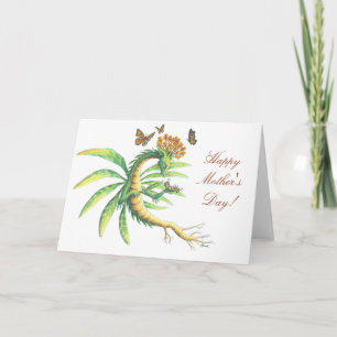 Mother's Day Butterfly & Dragon card