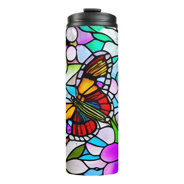 Mothers Day Butterfly Thermal Tumbler (Front)