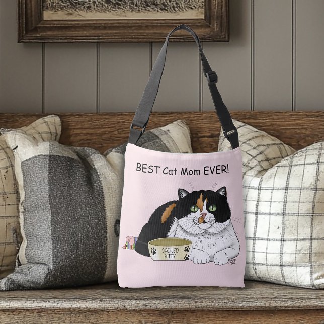Mother's Day Calico Cat Crossbody Bag (Creator Uploaded)