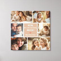 Mother's Day Canvas Print Photo Collage Gift