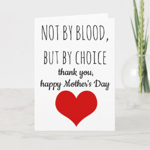 Mother's Day Card - Adoptive Mum Card - Step-Mum