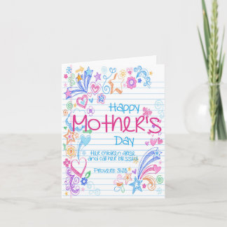 Mother's Day Card Bible Verse Quote Religious