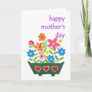 Mother's Day Card - Flower Power