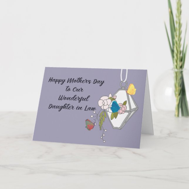 Mother's Day Card for Daughter in Law (Front)