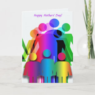 Mothers' Day Card for Families with Two Mothers