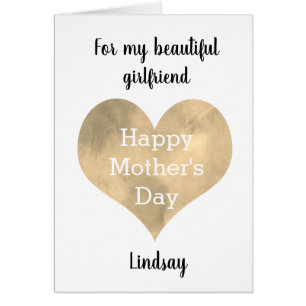 Mother's Day Card for Girlfriend