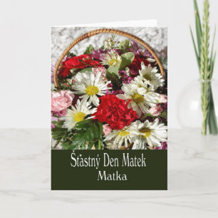 Mother's Day Card For Mother In Czech language