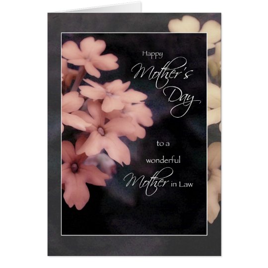 Mother's Day Card for Mother in Law, Garden Phlox