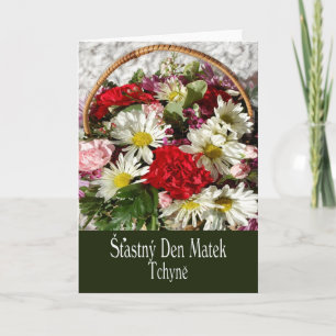 Mother's Day Card For Mother-In-Law In Czech