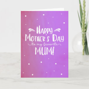 Mother's Day Card for Mum