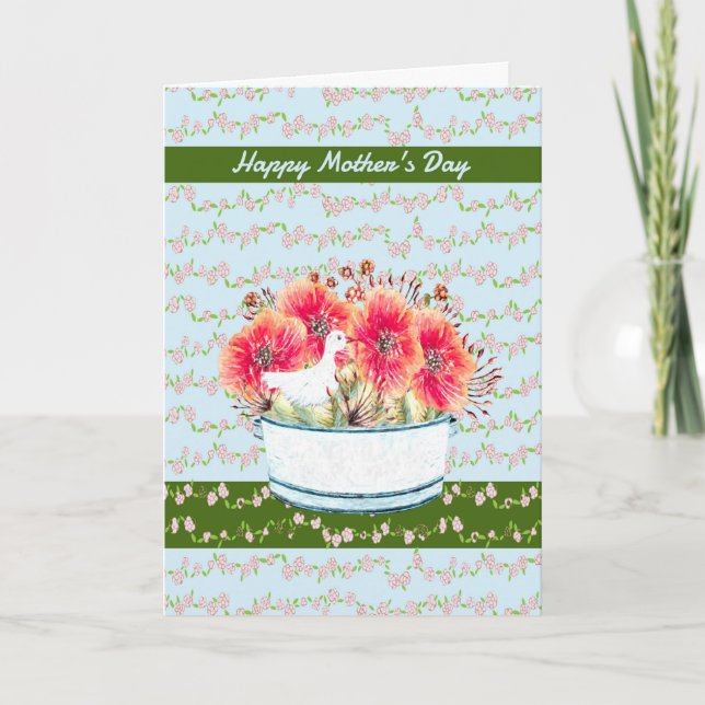 Mother's Day Card for Mum with Flowers (Front)