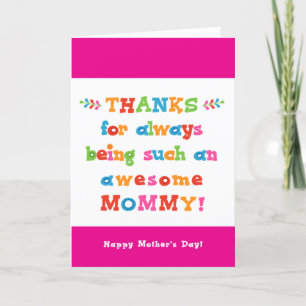 Mother's Day Card for Mummy